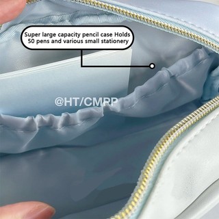 Túi Đựng Bút Bằng Da Cỡ Lớn Nhiều Ngăn Thêu Hình Chó pacha Giá Trị Cao Cấp