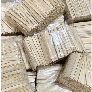 100g que kem gỗ(que đè lưõi) làm kem, làm mô hình nhà gỗ đa năng