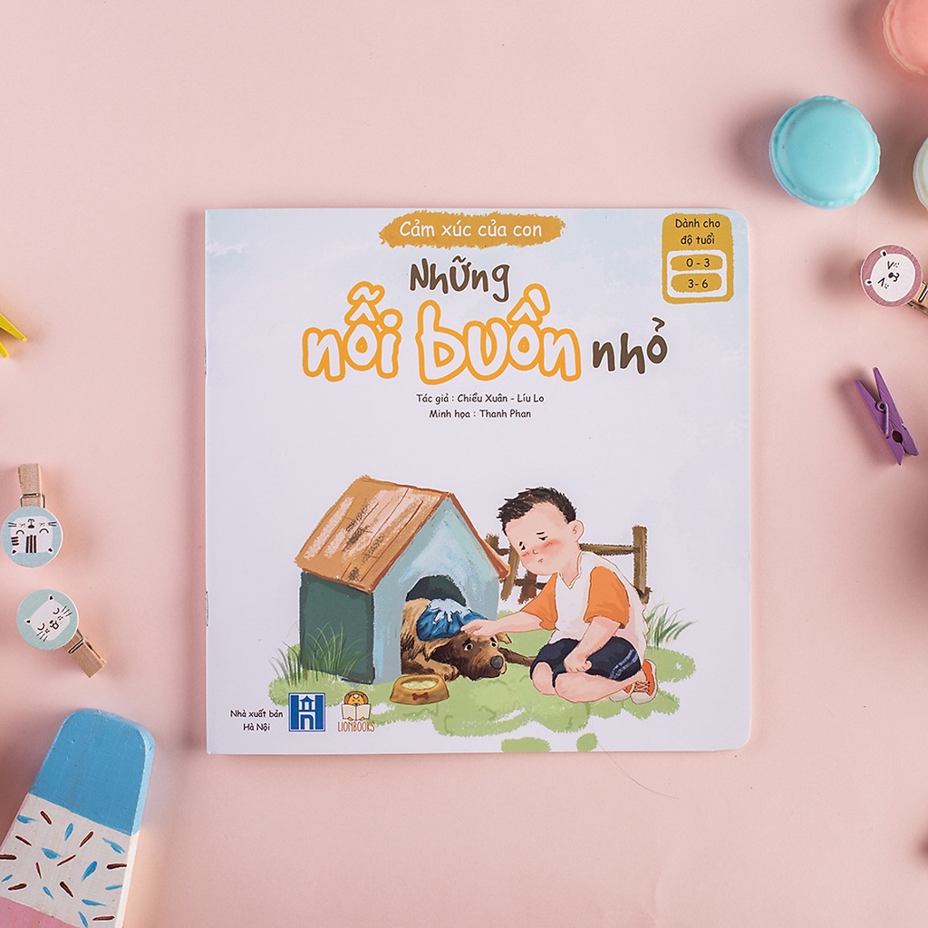 Ảnh Sách - Bộ Cảm Xúc Của Con 2 cuốn thơ, 2 cuốn kể chuyện, giúp bé 0-6 tuổi gọi tên cảm xúc 4