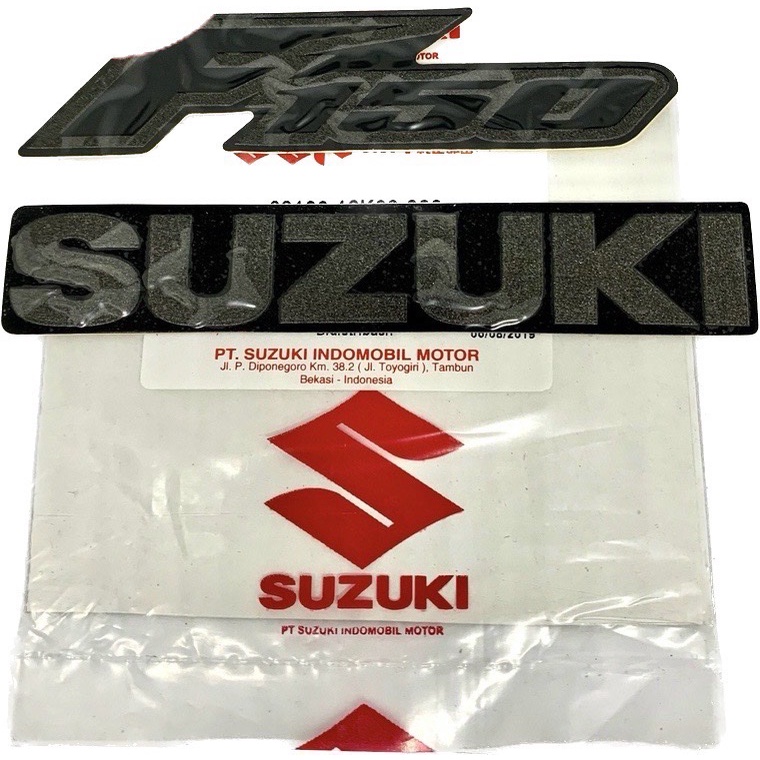 Tem chữ nổi Suzuki F150 Satria nhập khẩu chính hãng Suzuki Indonesia ...