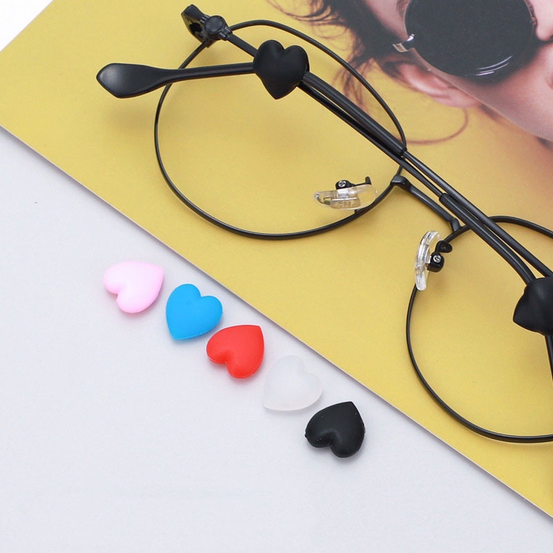 Set 5 Cặp Kẹp Giữ Mắt Kính Chống Trượt Bằng Silicone