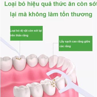 Tăm Chỉ Nha Khoa - Hộp 50 Cái - Tiệt Trùng Vệ Sinh Răng Miệng Chất Lượng Cao