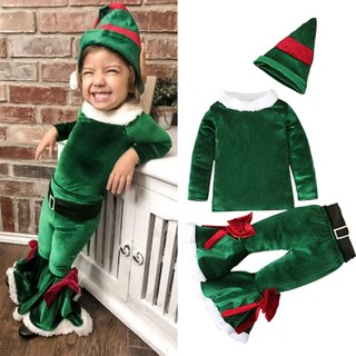 Trang phục tiệc gia đình sang trọng Giáng sinh có mũ ông già Noel