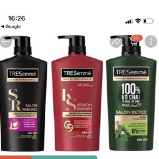 Dầu gội TRESemmé Chuyên nghiệp chuẩn Salon cho tóc chắc sạch, khỏe, mềm mượt 850g