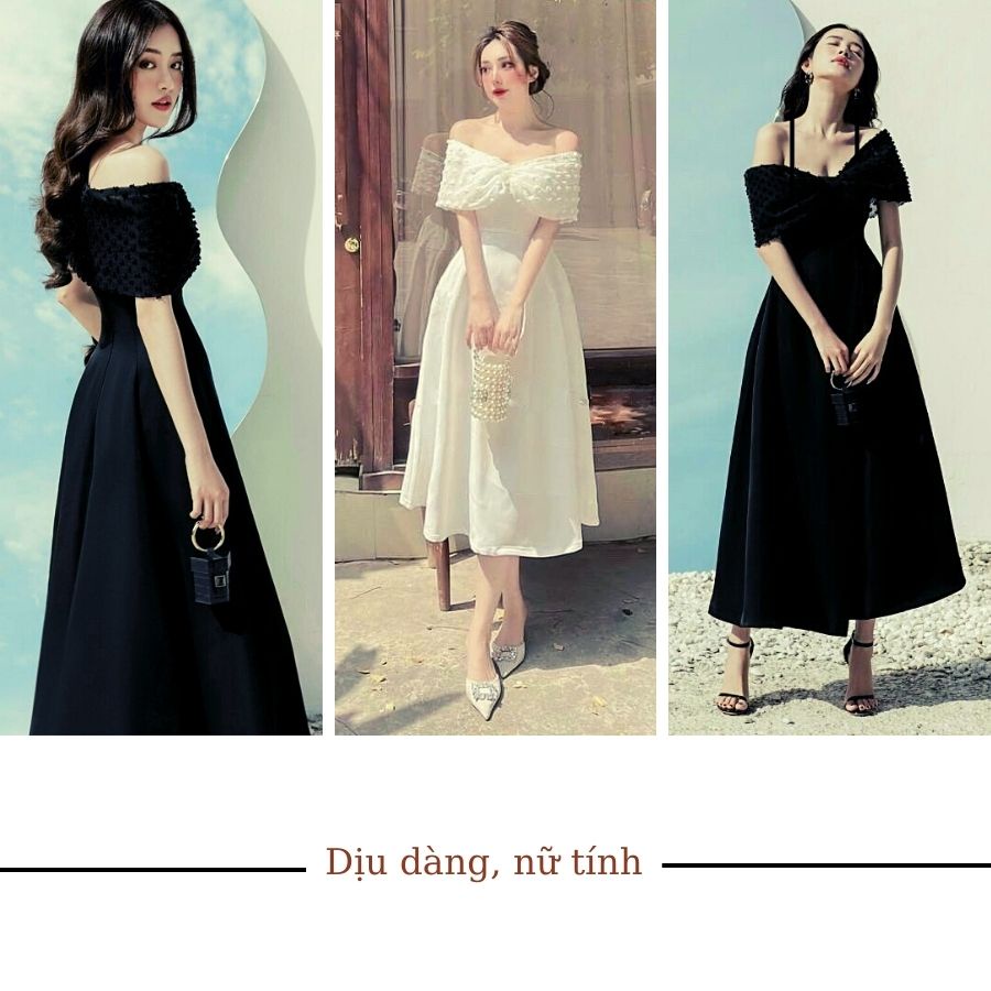 Váy cô dâu đi bàn tiệc đầm dự tiệc dáng dài váy trắng dài M160 hai màu ...