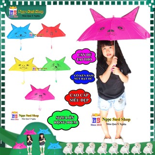 CÂY DÙ TAI THỎ CHO BÉ SIZE LỚN 90CM RẤT ĐẸP - CÂY DÙ CHO BÉ  SHOP GIAO NGẪU NHIÊN MÀU