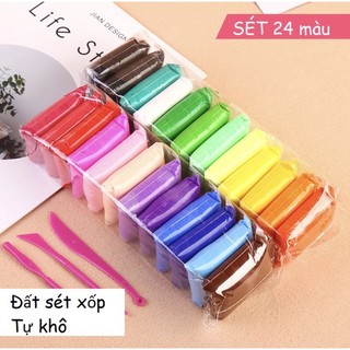 Đất nặn tự khô lốc 12/24 cao cấp