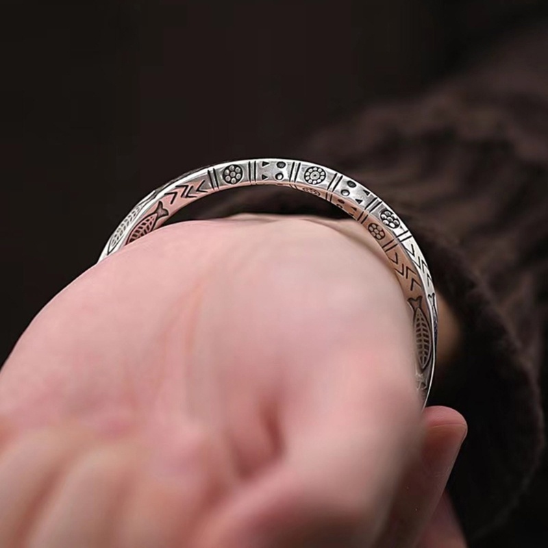DASBSUG Bùa Hộ Mệnh Vòng Tay Cho Nam Mobius Cuff Lắc Tay Hợp Kim - Fans Nam Trang Sức - Rune Mở Vòng Tay