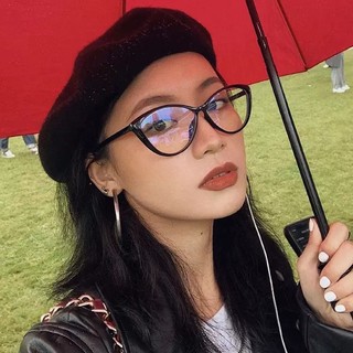 Gọng kính cận nữ nam cao cấp mắt mèo phong cách Hàn Quốc kính giả cận chống tia UV thời trang cháy phố giá rẻ HANASO 139
