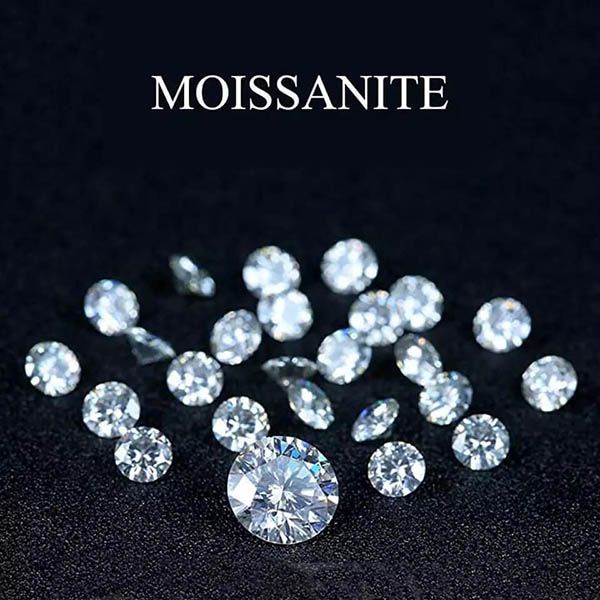 Moissanite 4.0 4.5 mm đủ màu giấy kiểm định quốc tế, có mã số cạnh đầy đủ
