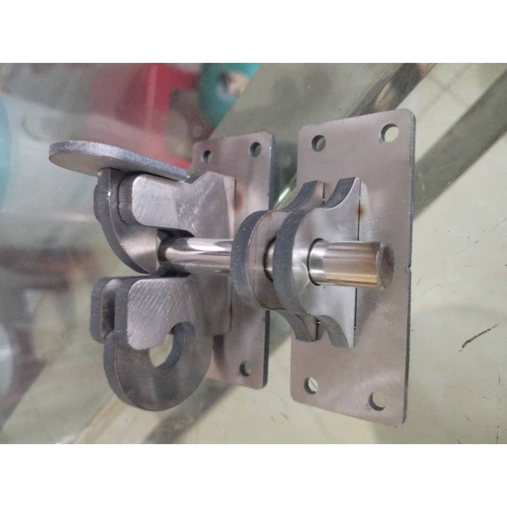 Combo 10 khóa chốt tự động gài inox