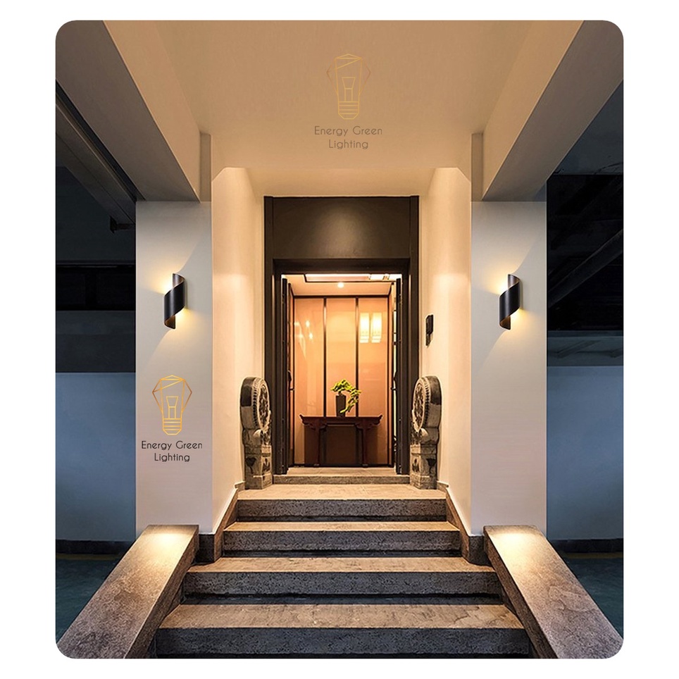Ảnh Đèn Tường Energy Green Lighting Cong 2 Đầu Phát Sáng DT-896s - Decor Trang Trí Phòng Khách 4