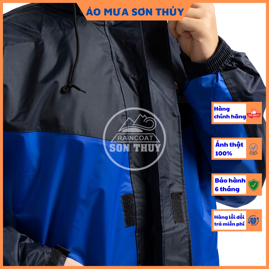 Bộ áo mưa 2 lớp Sơn Thủy- bộ quần áo đi mưa chống lạnh K4 | BigBuy360 - bigbuy360.vn