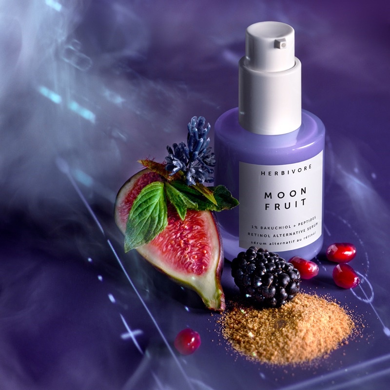 Tinh chất dưỡng 1% Bakuchiol Herbivore MOON FRUIT Retinol Alternative Serum 1% Bakuchiol + Peptides
