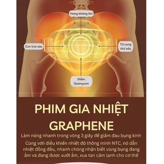Máy Massage Làm Ấm Bụng M28 Trườm Nóng, Giảm Đau, Tặng Kèm Hộp Quà Sang Trọng, Bảo Hành 24 Tháng
