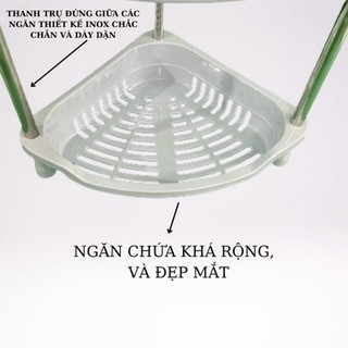 Kệ Tam Giác Để Góc Tường Nhựa Việt Nhật 2 tầng 3 Tầng, Giá, Kệ Để Nhà Tắm