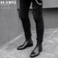 Giày Boots Nam Da Bò Cao Cấp , Tăng Chiều Cao Grayhomme ( GRSIMPLE 2001 )