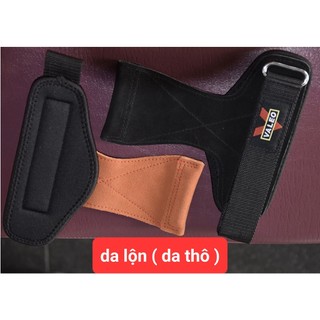 -1 Đôi găng tay chính hãng VALEO Găng Tay Da Bò Tập Gym - Lifting Grips ( Lót Tay & Kéo Lưng )