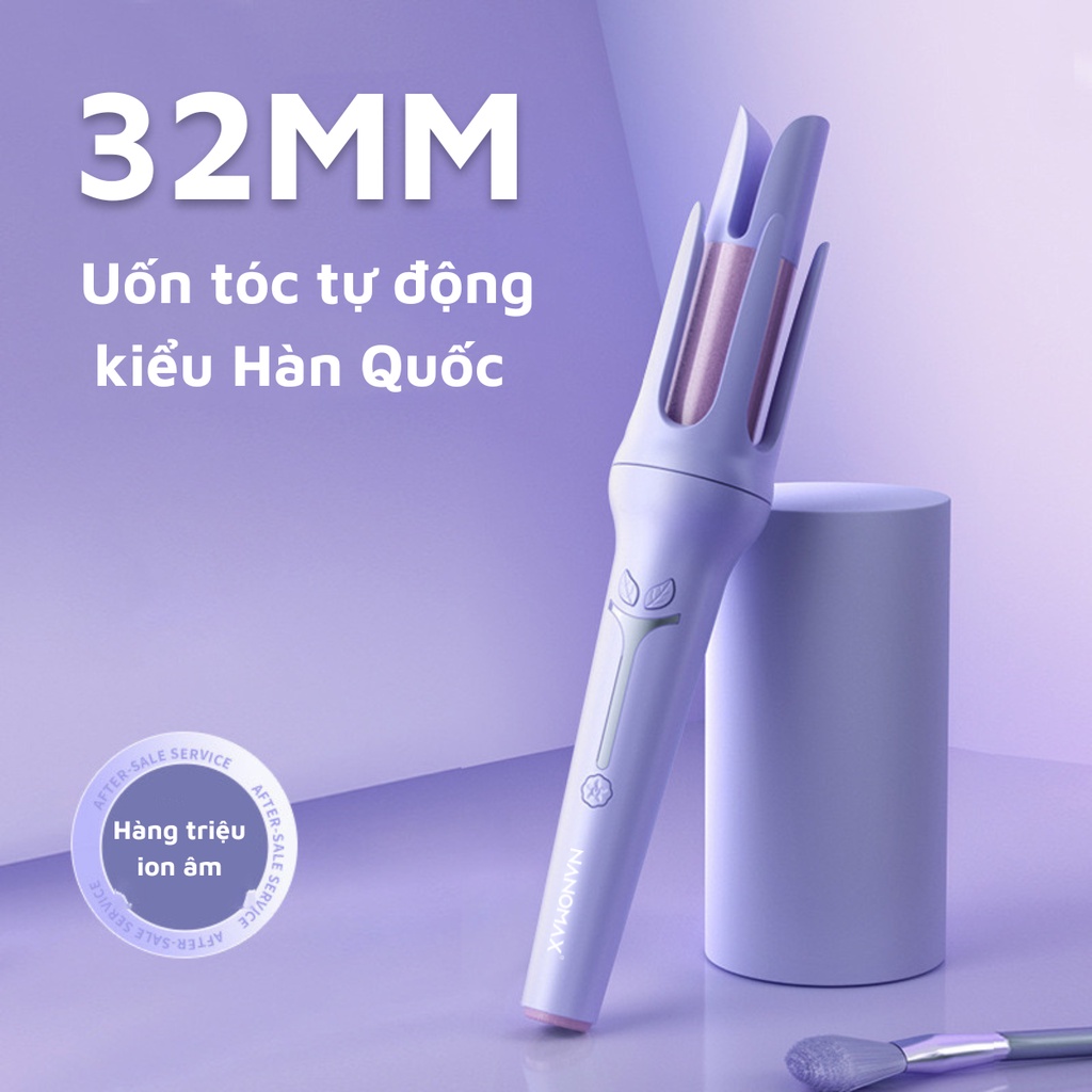 Ảnh Máy Uốn Tóc Xoay 360 Độ Nanomax XN-391 Tích Hợp Ion, 4 Mức Nhiệt Điều Chỉnh Tiện Lợi, Bh 6 Tháng 3