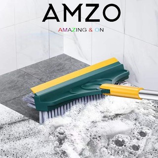 CÂY CHÀ SÀN NHÀ VỆ SINH KÈM ĐẦU GẠT NƯỚC VÀ ĐẦU CHỔI XOAY 120 ĐỘ