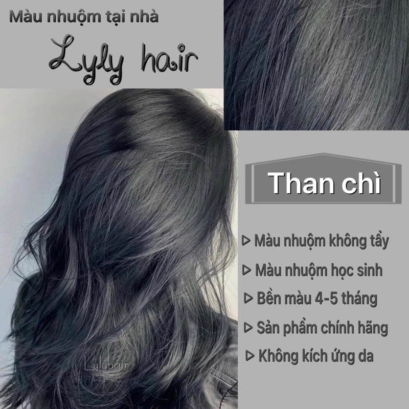 Thuốc nhuộm tóc than chì - Bạn muốn tạo ấn tượng mạnh mẽ, nổi bật với đám đông? Màu sắc than chì chắc chắn sẽ giúp bạn làm điều đó! Và thuốc nhuộm tóc than chì sẽ giúp bạn thực hiện ý tưởng đó dễ dàng hơn bao giờ hết! Hãy xem hình ảnh kèm theo để cảm nhận được sức hút của màu sắc này trên mái tóc của bạn!