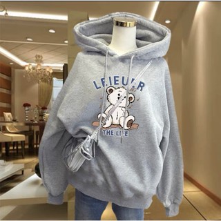 Áo hoodie nam nữ form rộng unisex KONOVA chất liệu nỉ bông dày dặn ấm áp không xù mũ 2 lớp