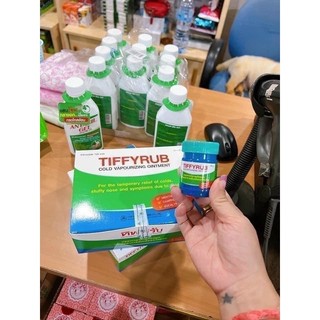 [Chỉ Bán Hàng Thái] DẦu bôi ấm ngực chống cảm lạnh, Ho cảm cúm TiffyRuB