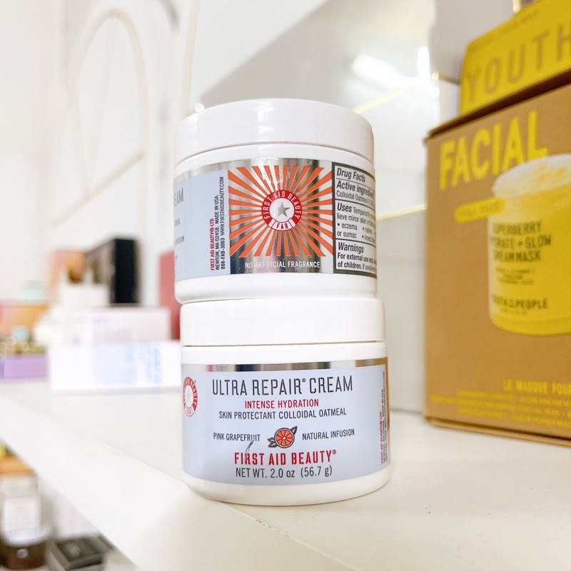 [ First Aid Beauty ] kem dưỡng ẩm Ultra Repair Cream Intense Hydration