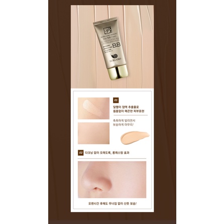 Ảnh Bộ đôi Kem Bb Bergamo Chiết Xuất Ốc Sên Làm Trắng Da Hiệu Quả Full Size 50ml 1