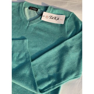 Áo len nam cổ tim ABABA, len visco mềm mịn, dễ chịu, tay dài form slimfit - ABA-TIM-TL