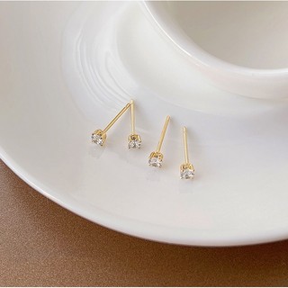 Khuyên tai nam nữ LAMY Elegant Earrings Gold 3025 - Khuyên tai bạc Lamy