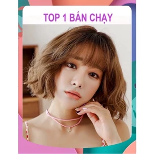 BỘ NGUYÊN ĐẦU TÓC GIẢ VIC LƯỚI HOA SÓNG XÙ