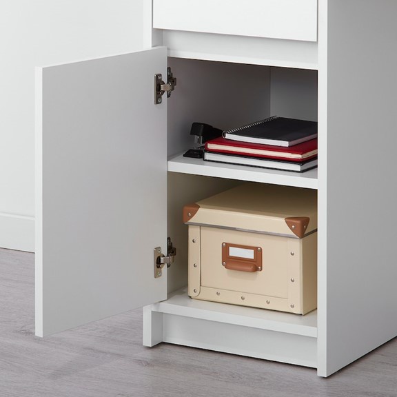 Ảnh LIALA, Bàn làm việc, bàn học 1 hộc tủ DEK_025, 100x45x76cm, bàn gỗ Scandi Home 1