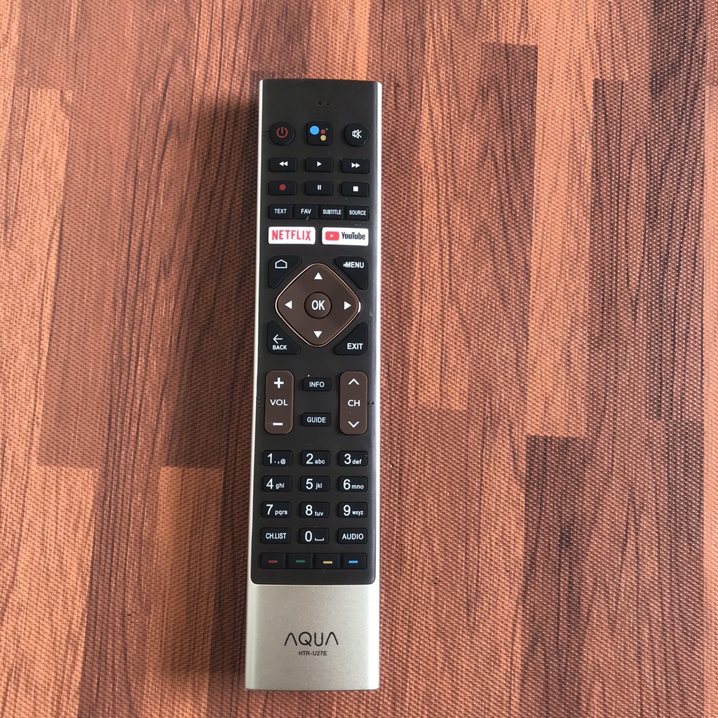 Điều khiển tivi aqua có giọng nói hàng chính hãng, Remote TV AQUA hàng chính hãng mới 100%
