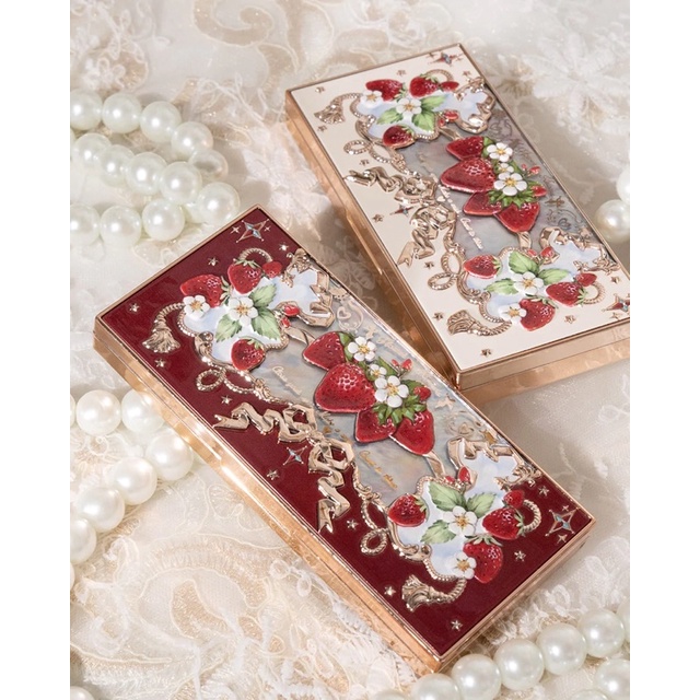 Sẵn Phấn mắt Flower knows strawberry rococo eyeshadow palette flower knows phấn mắt hoa biết dâu Flower knows Strawberry | BigBuy360 - bigbuy360.vn