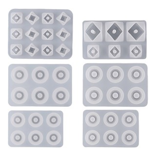 Flgo Pha Lê Nhựa Dính Khuôn Vòng Cổ Đính Hạt - Khuôn Silicon DIY Handmade