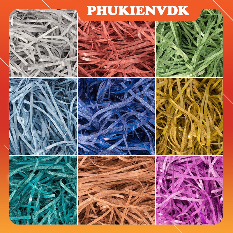 Giấy Rơm Nhũ Giấy Vụn Nhũ Kim Tuyến Lót Hộp Quà Tặng 50g | Shopee Việt Nam