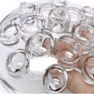 -Đế mica hình tròn, hình oval, hình chữ nhật dùng để đựng chum mực xăm rất tiện lợi, giá rẻ