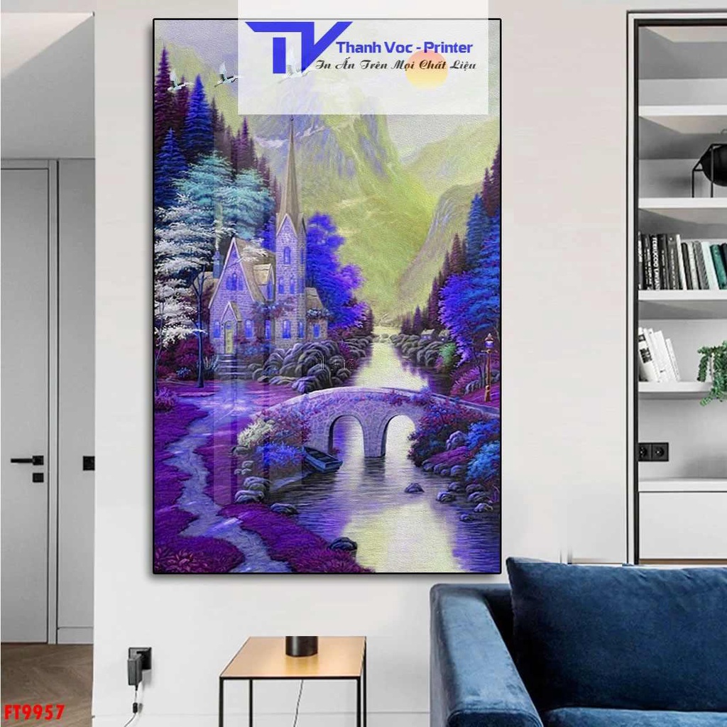 Tranh Treo Tường Tráng Gương 3D Trang Trí Phòng Khách , Phòng Ngủ