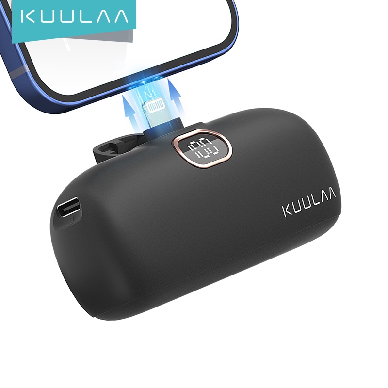 Pin sạc dự phòng KUULAA mini PD 18W 20W 5000mah tiện lợi thích hợp cho Samsung iPhone 14 13 12