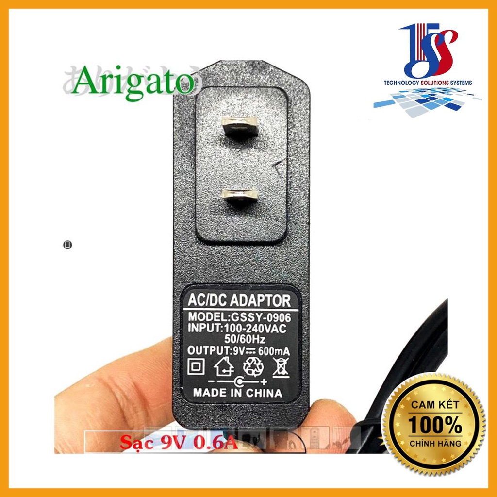 Bộ chuyển đổi nguồn adapter 9V-0.6A DC 5,5x2,5mm chuyên dùng cho router ...