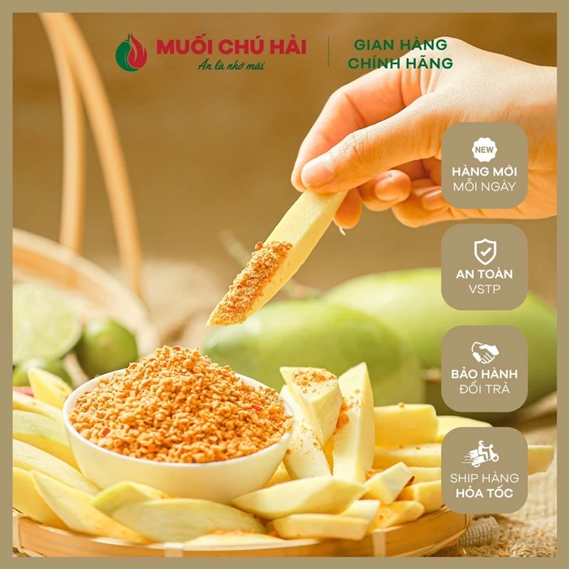 [Hỏa Tốc HCM] Muối Tỏi Ớt Tây Ninh Chú Hải loại ngon, tỏi ớt siêu cay có hủ nhỏ 500g