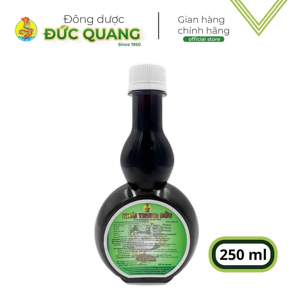 [COMBO 3 chai] Bổ Phổi Khái Trung Bửu Rồng Việt Nam_Giảm ho, đàm, đau rát họng do viêm họng, viêm ph