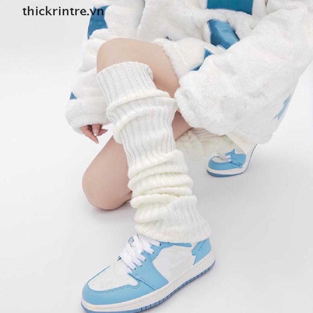 Tất Dệt Kim Dài Giữ Ấm Chân Thời Trang Thu Đông Cho Nữ