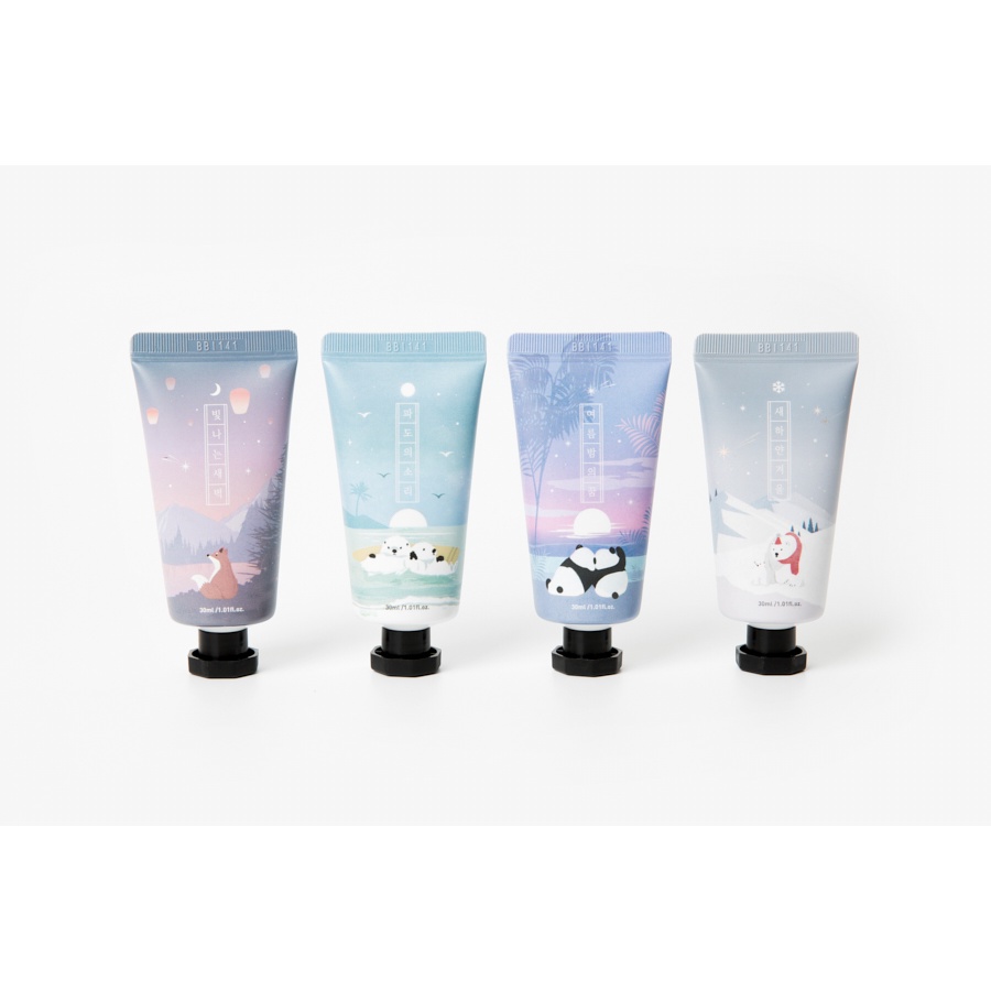 Ảnh Kem Dưỡng Da Tay ARTBOX Hàn Quốc Hình Những Người Bạn Động Vật Hương Hoa Lily 30g 1