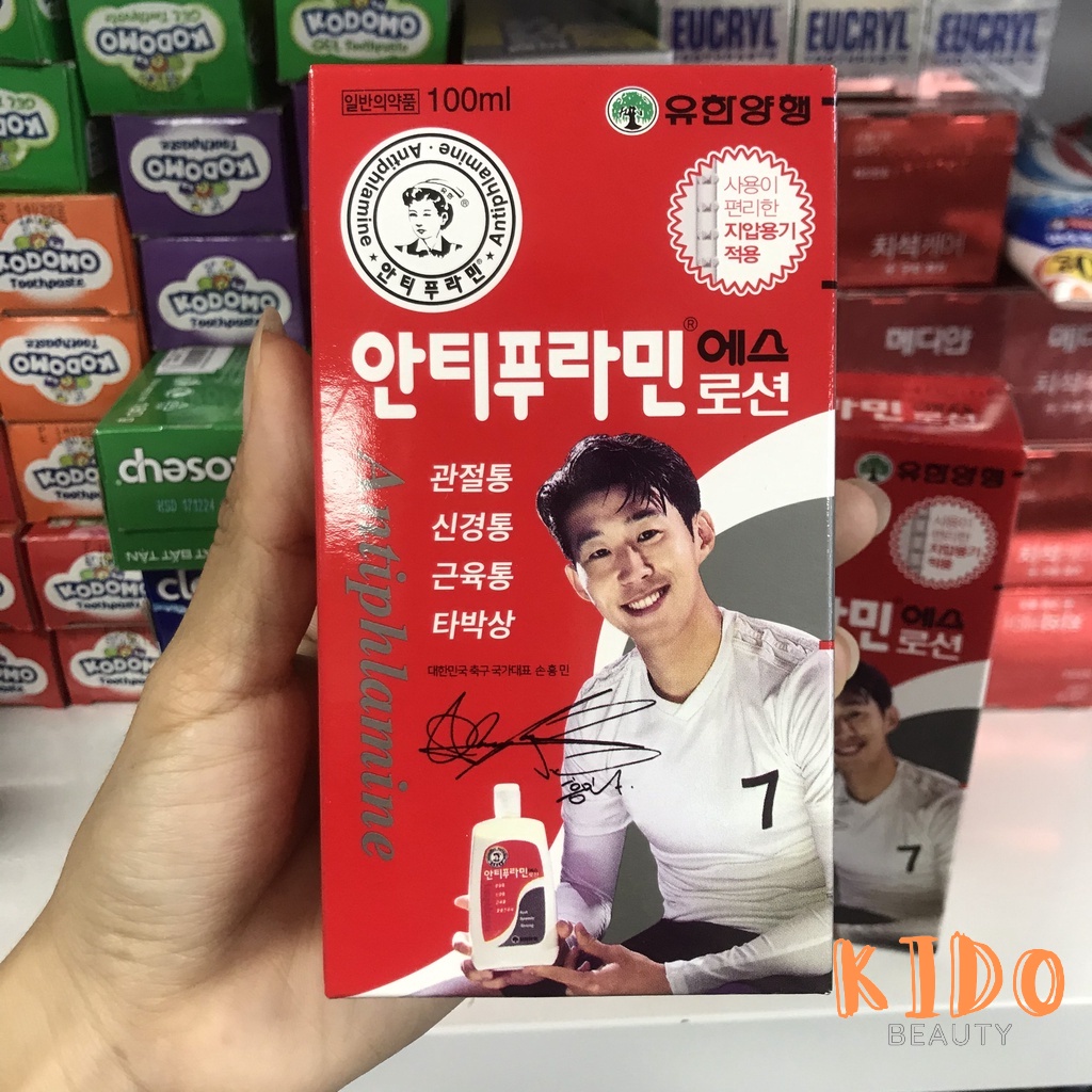 Dầu Nóng Xoa Bóp Antiphlamine Sports Hàn Quốc 100ml Dầu lạnh xoa bóp