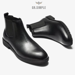 Giày Boots Nam Da Bò Cao Cấp , Tăng Chiều Cao Grayhomme ( GRSIMPLE 2001 )