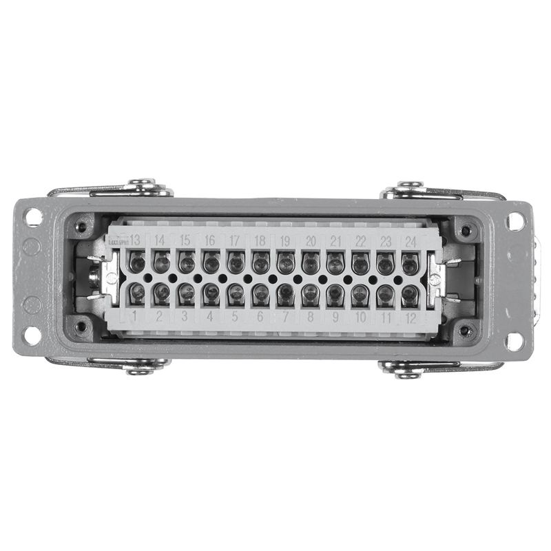 Đầu Nối Dây Điện h24b-he-024-1 24 pin 16a 500v 139x43x72mm Chất Lượng Cao