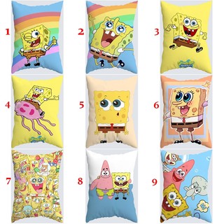 Spongebob Patrick Star Một Mặt In Hình Chữ Nhật Polyester Gối Phòng Ngủ Sofa Trang Trí Nhà Gối (Không Có Lõi Gối)