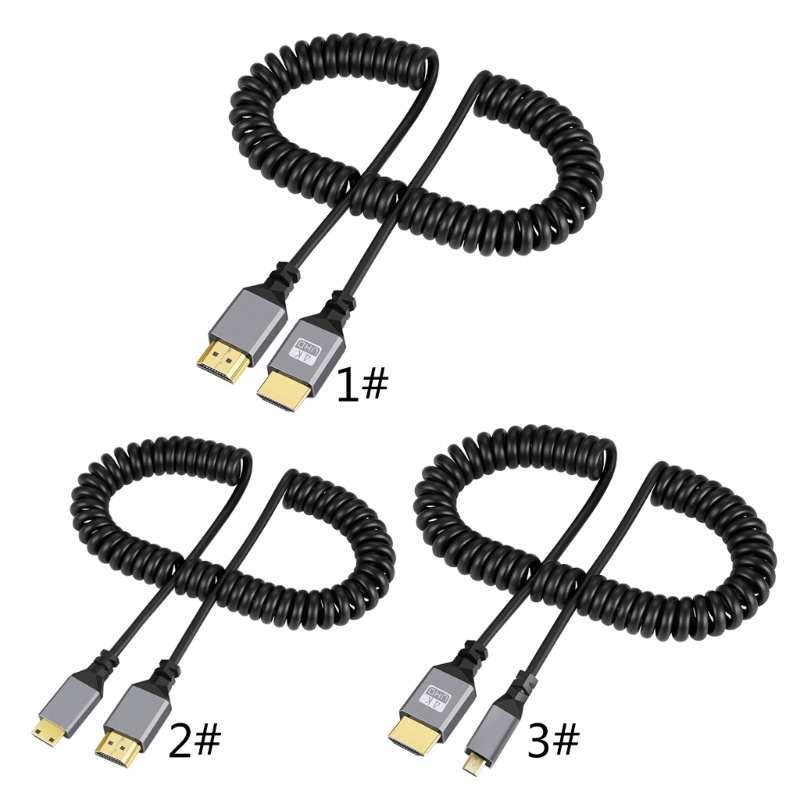 Dây Cáp Xoắn Ốc Nối Dài HDMI / MINI HDMI / Micro HDMI